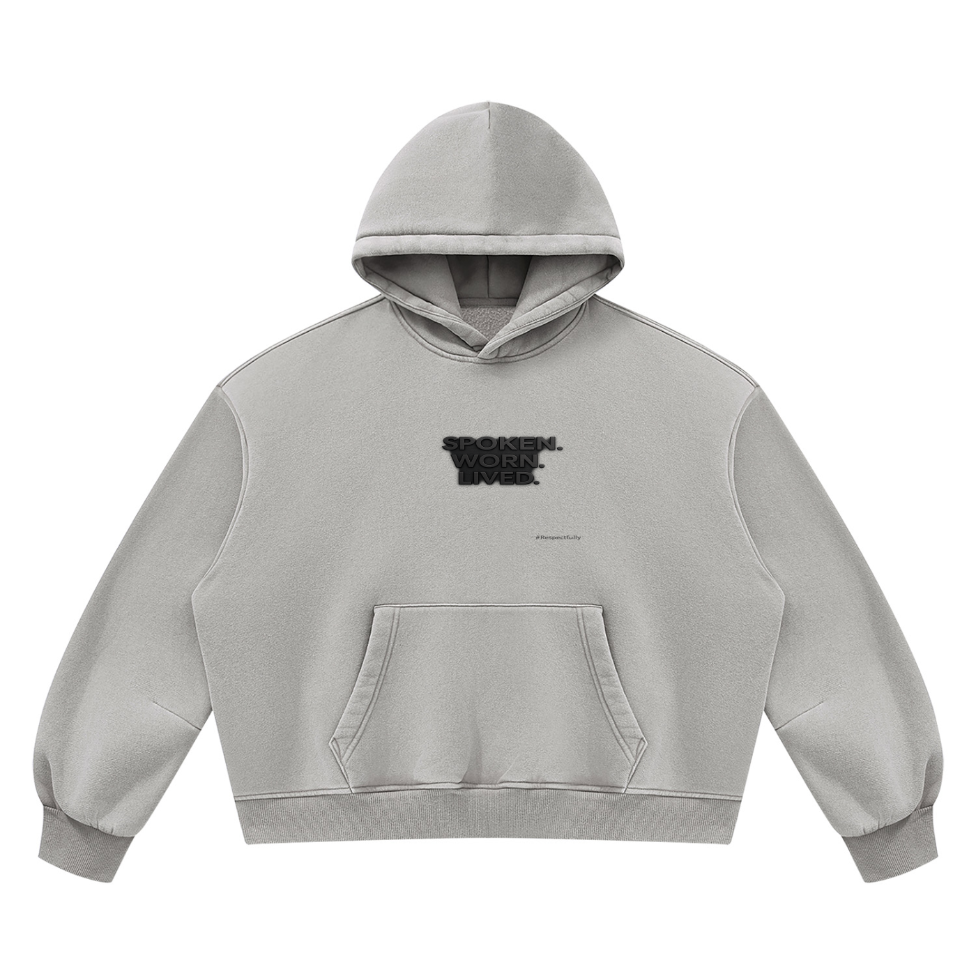 Unisex Vintage Wash Boxy Fleece Hoodie