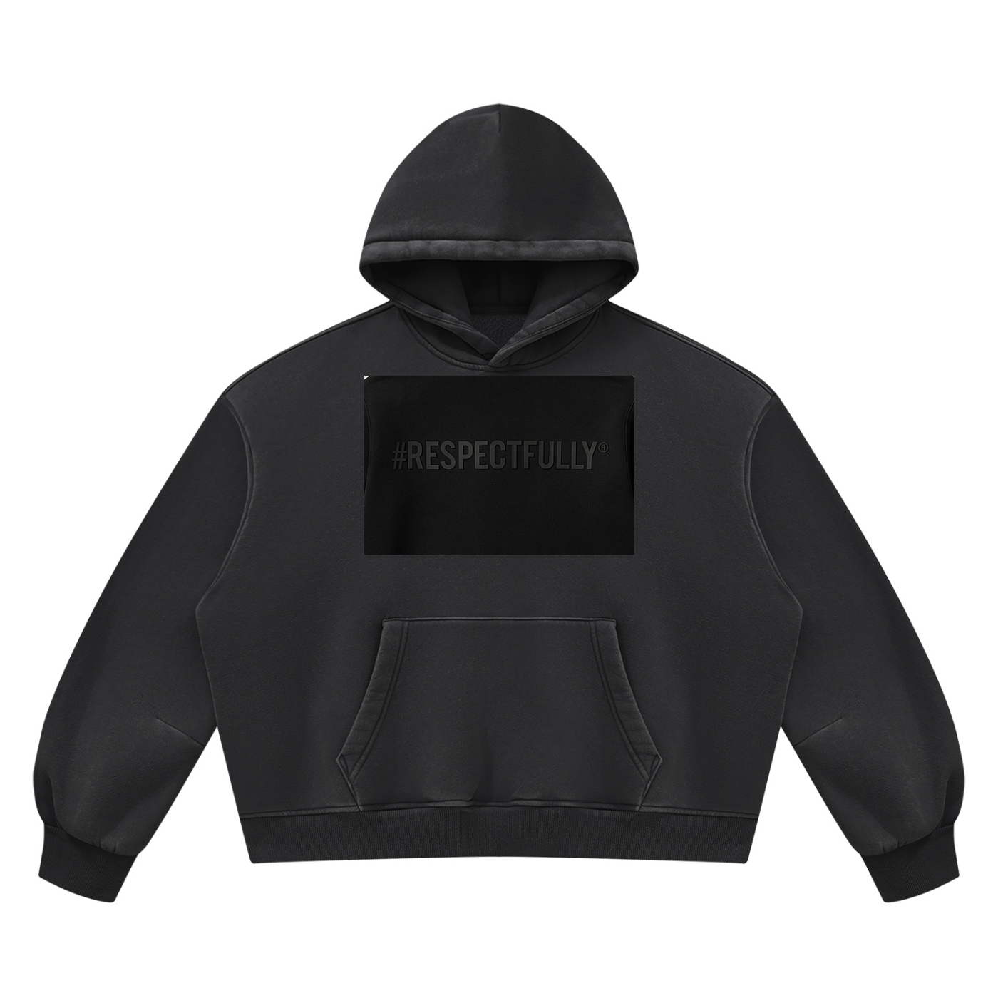 Unisex Vintage Wash Boxy Fleece Hoodie