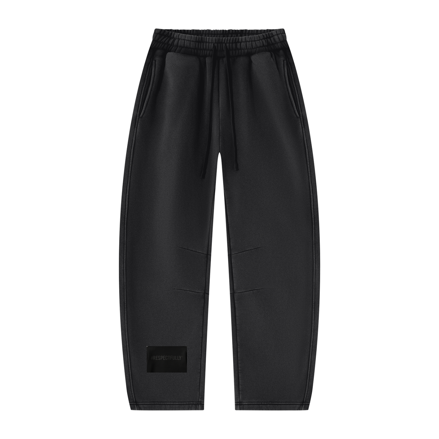 Unisex Vintage Wash Barrel Leg Fleece Sweatpants